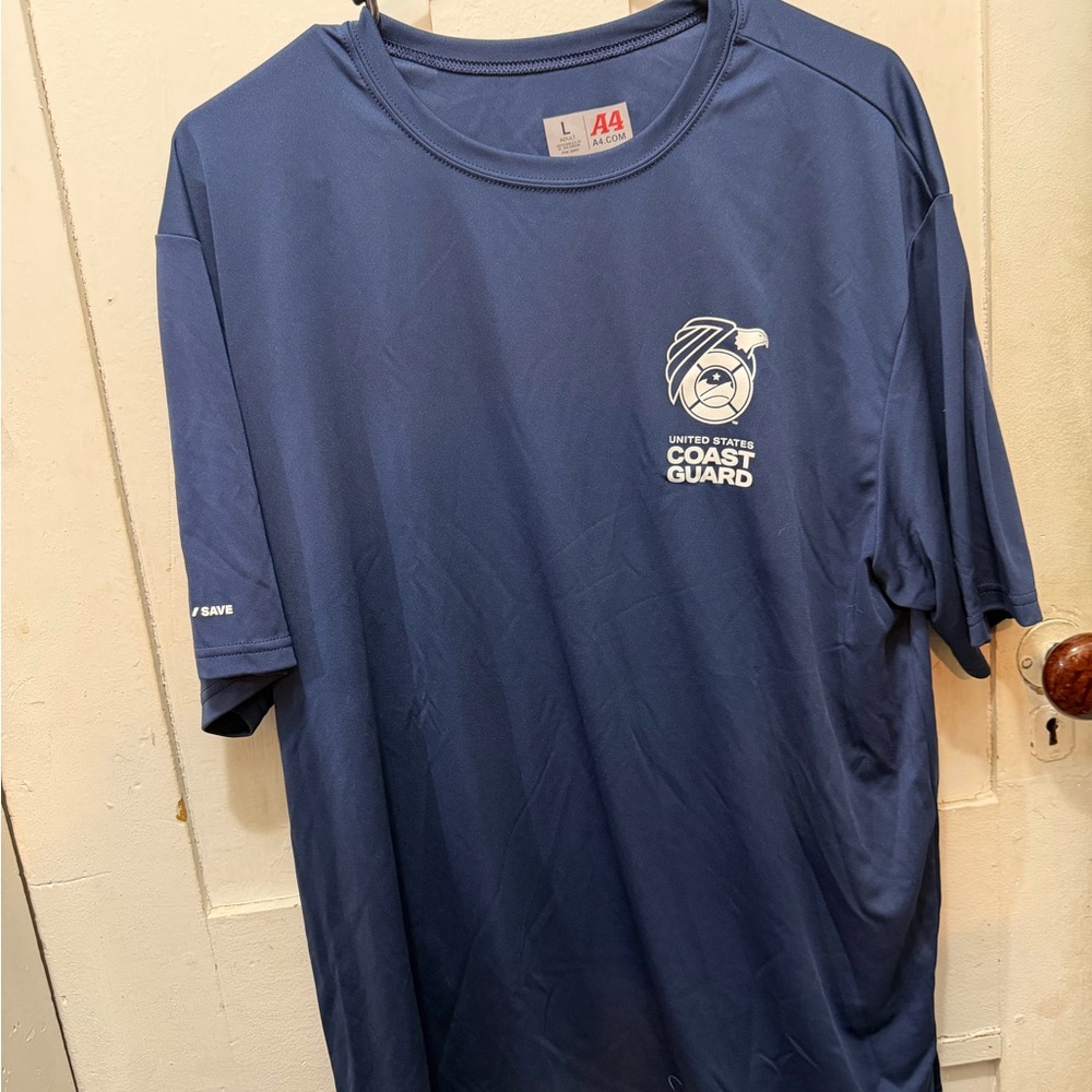 Coast Guard A4 Men's Navy Tee
